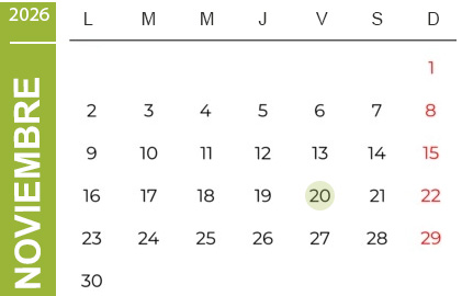 Feriados Noviembre 2023